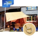 sunprotect Sonnensegel professional, 3x3m, Quadrat, beige