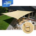 sunprotect Sonnensegel professional 5x5m Quadrat, beige sunprotect Sonnensegel professional 5x5m Quadrat, beige