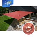 sunprotect Sonnensegel professional, 5x5m, Quadrat, rost sunprotect Sonnensegel professional, 5x5m, Quadrat, rost