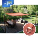 sunprotect Sonnensegel professional, 3,5x4,5m, Rechteck, rost