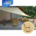 sunprotect Sonnensegel professional, 3,6x3,6x3,6m, Dreieck, beige
