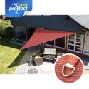 sunprotect Sonnensegel professional, 5x5x5m, Dreieck, rost sunprotect Sonnensegel professional, 5x5x5m, Dreieck, rost
