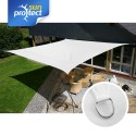 sunprotect Sonnensegel professional, 5x5m, Quadrat, wei�