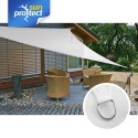 sunprotect Sonnensegel professional, 3,6x3,6x3,6m, Dreieck, wei�