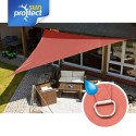 sunprotect Shade Sail professional 5x5x5m Dreieck waterproof, creme