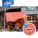 sunprotect Shade Sail professional 3,6x3,6m Quadrat waterproof, creme