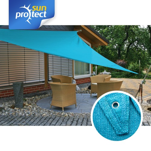 sunprotect Sonnensegel classic, 3x3x3m, Dreieck, Ozeanblau sunprotect Sonnensegel classic, 3x3x3m, Dreieck, Ozeanblau